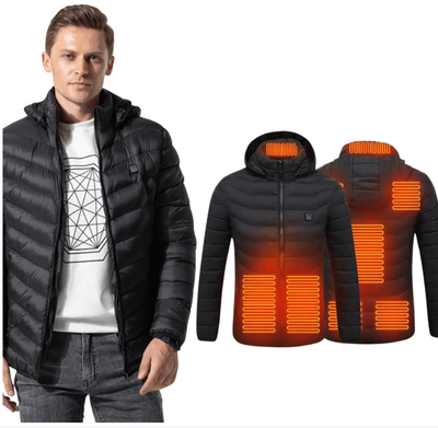 Beheizbare Jacke -  9-fach beheizt - Heizjacke, Jacke für den Winter