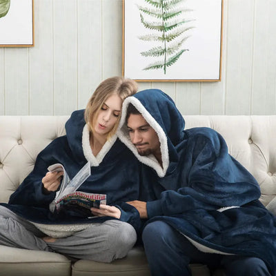 Decke mit Ärmeln - Decken Hoodie - Kuscheldecke mit Ärmeln