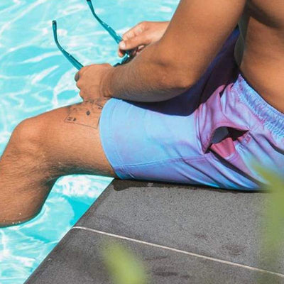 Badehose mit farbwechsel