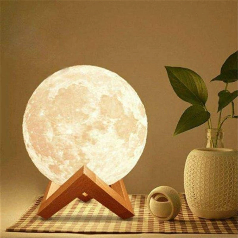 Mond Lampe 3D