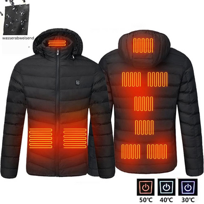 Beheizbare Jacke -  9-fach beheizt - Heizjacke, Jacke für den Winter